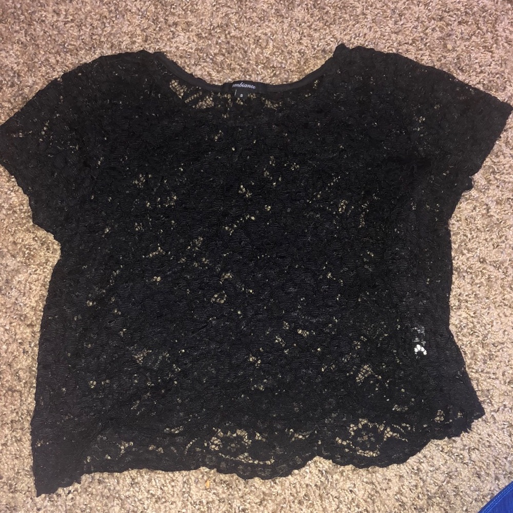 Ambiance Lace Crop Top